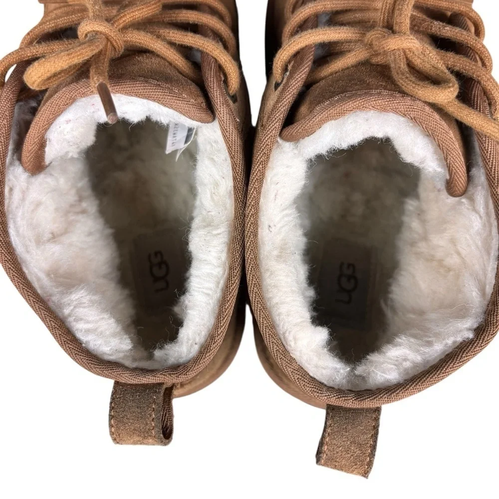 UGG Neumel Suede Lace-Up Chukka Boots – Sz 9 (Very Good Condition)